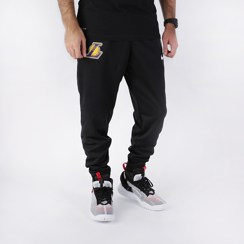 мужские черные брюки Nike NBA Los Angeles Lakers Spotlight Pants AT9222-010 - цена, описание, фото 1